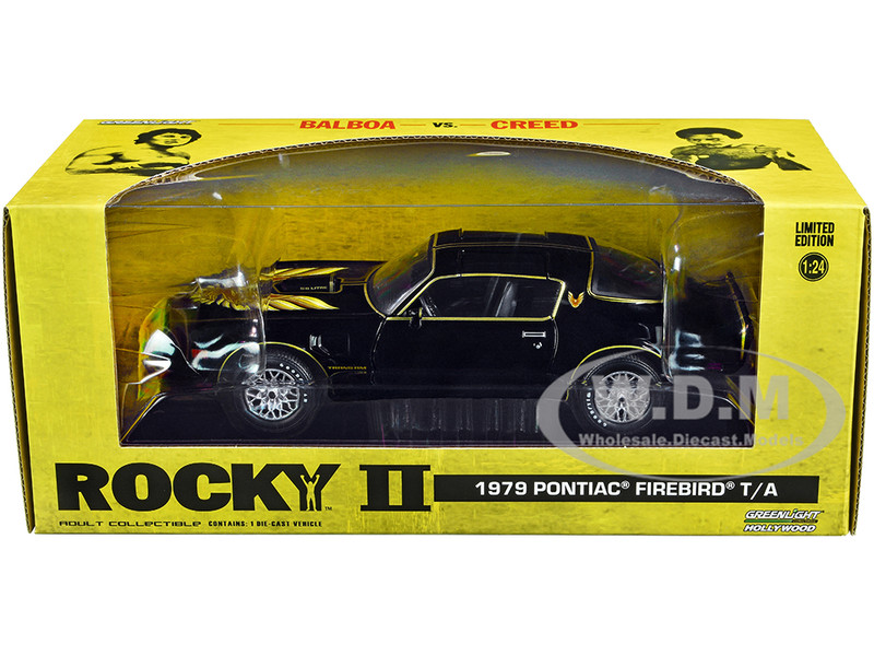 1979 Pontiac Firebird T/A Trans Am Black with Hood Phoenix Rocky