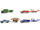 Hitch & Tow Set of 4 pieces Series 25 1/64 Diecast Model Cars Greenlight 32250-A-B-C-D