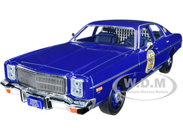 1978 Plymouth Fury Dark Blue with Stripes Delaware State Police Hot Pursuit Series 1/24 Diecast Model Car  Greenlight GL85552