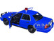 2008 Ford Crown Victoria Police Interceptor Dark Blue Michigan State Police Hot Pursuit Series 1/24 Diecast Model Car Greenlight GL85553