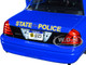2008 Ford Crown Victoria Police Interceptor Dark Blue Michigan State Police Hot Pursuit Series 1/24 Diecast Model Car Greenlight GL85553
