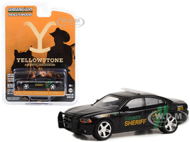 2011 Dodge Charger Pursuit #18 County Sheriff Deputy Black Yellowstone 2018 Current TV Series Hollywood Series Release 38 1/64 Diecast Model Car Greenlight 44980D