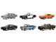 Hollywood Series Set of 6 pieces Release 38 1/64 Diecast Model Cars Greenlight 44980SET