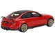 BMW M3 M Performance G80 Toronto Red Metallic with Carbon Top 1/18 Model Car Top Speed TS0395