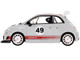 Fiat 500 Abarth Assetto Corse Presentation Gray 1/18 Model Car Top Speed TS0433
