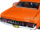 1970 AMC Rebel Brown Metallic with Matt Black Hood Silver Stripes 1/18 Diecast Model Car Road Signature 92778br