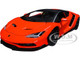 Lamborghini Centenario Orange with Matt Black Top Special Edition 1/18 Diecast Model Car Maisto 31386or