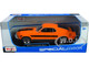 1970 Ford Mustang Mach 1 428 Twister Special Orange with Black Stripes Special Edition 1/18 Diecast Model Car Maisto 31453or