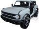 2021 Ford Bronco Badlands Light Gray Special Edition 1/18 Diecast Model Car Maisto 31457gry