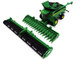 John Deere X9 1100 Combine with 12-Row Corn Head and Draper Grain Head 1/64 Diecast Model ERTL TOMY 45735