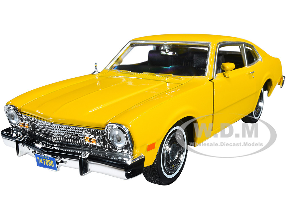 1974 Ford Maverick Yellow Forgotten Classics Series 1/24 Diecast