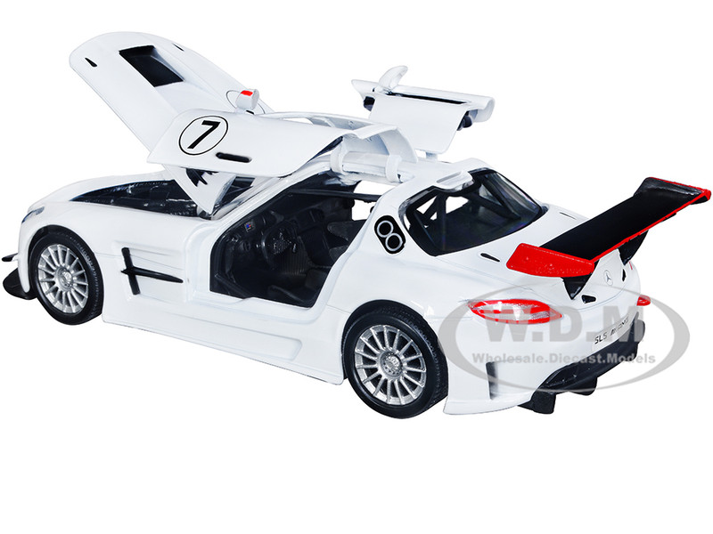 Mercedes-Benz SLS AMG GT3 #7 White GT Racing Series 1/24 Diecast