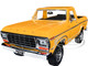 1978 Ford Bronco Custom Open Top Yellow with Timeless Legends Series 1/24 Diecast Model Car Motormax 79374y