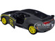 2017 Chevrolet Camaro ZL1 #90 Matt Gray Yellow Stripes GT Racing Series 1/24 Diecast Model Car Motormax 79510gry
