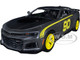 2017 Chevrolet Camaro ZL1 #90 Matt Gray Yellow Stripes GT Racing Series 1/24 Diecast Model Car Motormax 79510gry