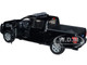 2019 Ford F-150 Lariat Crew Cab Pickup Truck Unmarked Plain Black Law Enforcement and Public Service Series 1/24 Diecast Model Car Motormax 76981bk