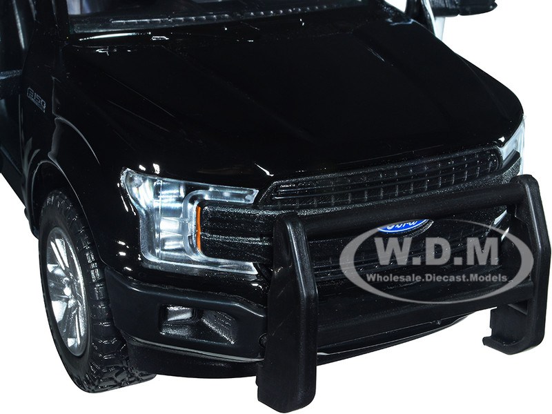 2019 FORD F-150 LARIAT PICKUP POLICE BLACK & WHITE 1/24