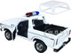 1978 Ford Bronco Police Car Unmarked White Law Enforcement and Public Service Series 1/24 Diecast Model Car Motormax 76983w