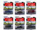 Showroom Floor Set of 6 Cars Series 2 1/64 Diecast Model Cars Greenlight 68020SET