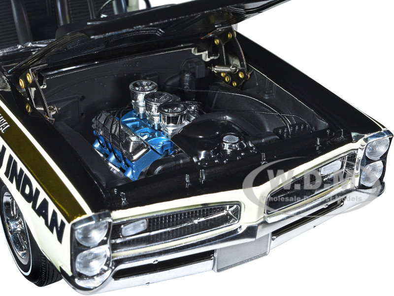 1966 Pontiac GTO Black and Cream with Gold Stripes Tin 1966 Pontiac GTO Black and Cream with Gold Stripes Tin