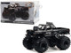 1974 Ford F 250 Monster Truck with 66 Inch Tires Black Bandit Edition Bigfoot #1 Kings of Crunch Series 1/18 Diecast Model Car Greenlight 13650