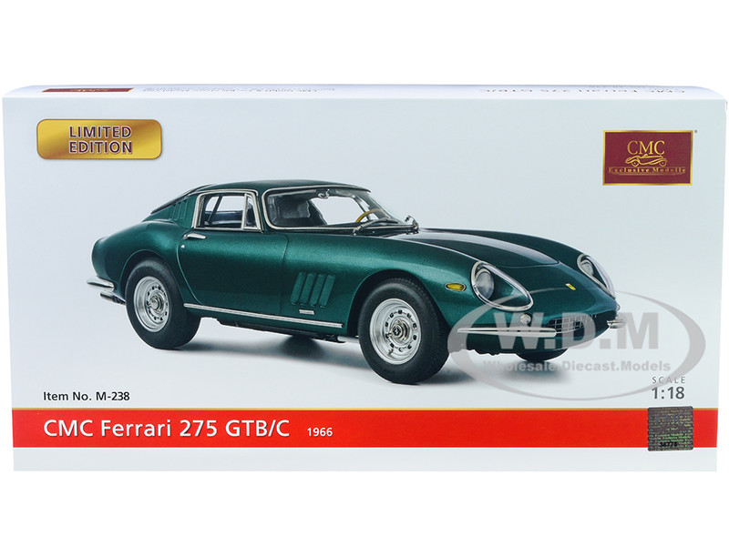 1966 Ferrari 275 GTB/C Verde Pino Green Metallic Limited 1966 Ferrari 275 GTB/C Verde Pino Green Metallic Limited