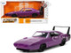 1969 Dodge Charger Daytona Purple Metallic with Black Tail Stripe Bigtime Muscle Series 1/24 Diecast Model Car Jada 34036