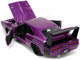 1969 Dodge Charger Daytona Purple Metallic with Black Tail Stripe Bigtime Muscle Series 1/24 Diecast Model Car Jada 34036