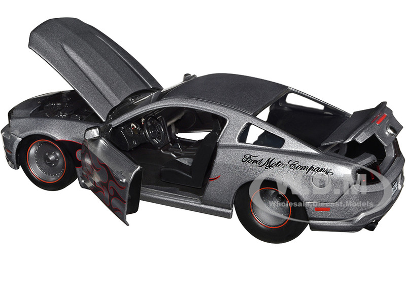 2010 Ford Mustang GT Gray Metallic with Flames Ford Motor Company