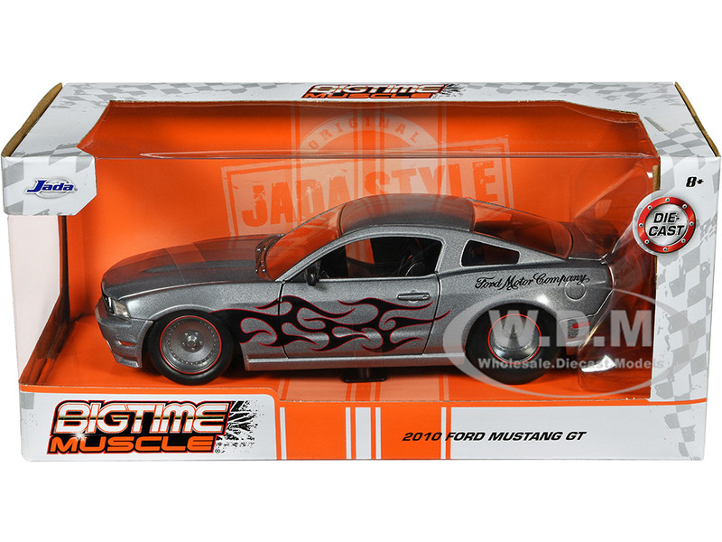 jada 2010年式 フォード マスタング GT Amazon.com: Jada Big Time Muscle 1:24 2010 Ford Mustang GT Die