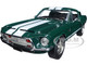 1968 Shelby GT500 KR Dark Green with White Stripes 1/18 Diecast Car Model Road Signature 92168grn
