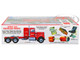 Skill 3 Model Kit Kenworth Conventional W-925 Tractor Truck Coca-Cola 1/25 Scale Model AMT AMT1286