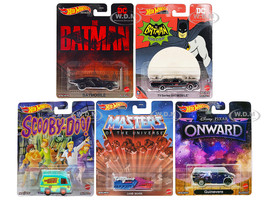 Retro Entertainment 2022 G Case 5 piece Set Diecast Model Cars Hot Wheels DMC55-957G