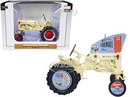 International Harvester Farmall Cub Demonstrator Tractor Cream Classic Series 1/16 Diecast Model Speccast ZJD1907