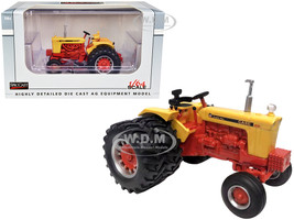 Case 930 Wide Front Tractor Yellow and Orange 1/64 Diecast Model SpecCast ZJD1916