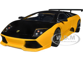 Lamborghini Murcielago LP 640 Yellow Metallic and Matt Black Hyper-Spec Series 1/24 Diecast Model Car Jada 34028
