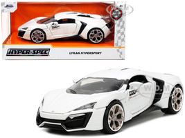 Lykan Hypersport Gray and Black Hyper-Spec Series 1/24 Diecast