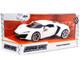 Lykan Hypersport White with Bronze Metallic Rear Spoiler HKS Hyper-Spec Series 1/24 Diecast Model Car Jada JA34030