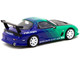 Mazda RX-7 FD3S RHD Right Hand Drive Green and Blue Falken Livery Global64 Series 1/64 Diecast Model Car Tarmac Works T64G-TL022-FA