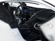 Bugatti Divo Satin White Metallic with Carbon and Blue Accents Special Edition 1/24 Diecast Model Car Maisto 31526w