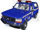 1996 Ford Bronco XLT Dark Blue New York State Police Artisan Collection 1/18 Diecast Model Car Greenlight 19121