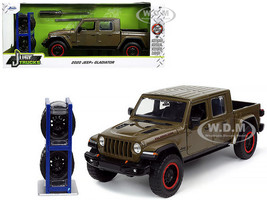 2020 Jeep Gladiator Rubicon Pickup Truck Cream Roof Rack