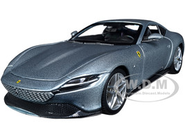 Ferrari Roma Gray Metallic Race + Play Series 1/24 Diecast Model Car Bburago 26029gry