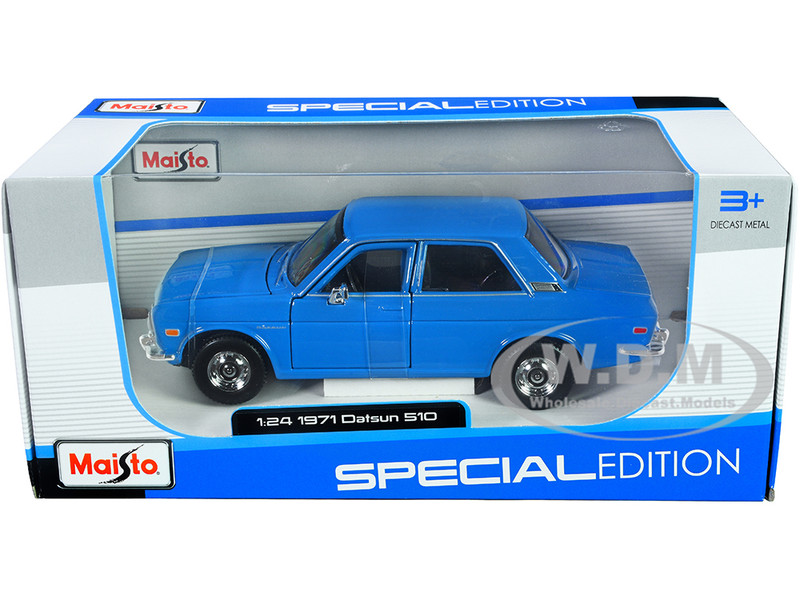 Maisto ブルーバード1971 Datsun 510 2台セット 1971 Datsun 510 Blue 