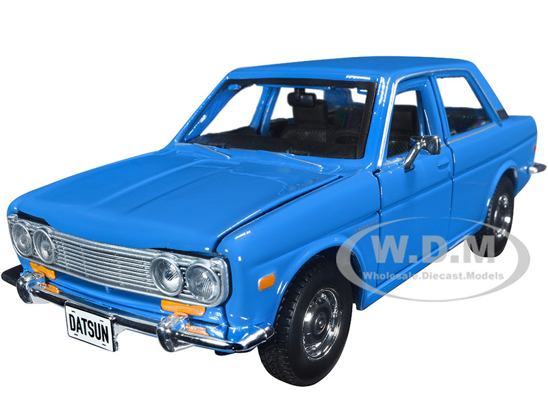 1971 Datsun 510 Blue Special Edition 1/24 Diecast Model Car Maisto 31518bl