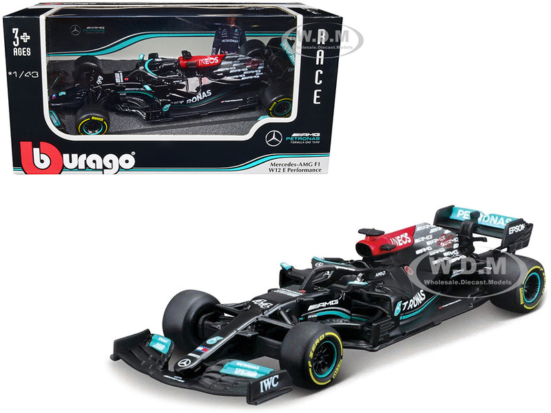 Mercedes-AMG F1 W12 E Performance #44 Lewis Hamilton F1 Formula One 2021 1/43 Diecast Model Car Bburago 38038LH