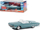 1966 Ford Thunderbird Convertible Light Blue Metallic with White Interior Thelma & Louise 1991 Movie Hollywood Series 1/43 Diecast Model Car Greenlight 86617