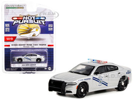2019 Dodge Charger Police Gray Metallic Nevada Highway Patrol State Trooper Hot Pursuit Series 41 1/64 Diecast Model Car Greenlight 42990D