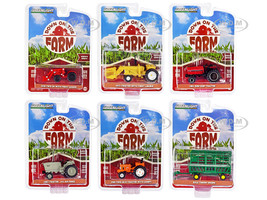 Down on the Farm Series Set of 6 pieces Release 6 1/64 Diecast Models Greenlight 48060SET