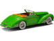 1948 Delahaye 135MS Vedette Cabriolet RHD Right Hand Drive by Henri Chapron Two-Tone Green Limited Edition 250 pieces Worldwide 1/43 Model Car Esval Models EMEU43017A